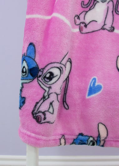 Lilo & Stitch Pink Chill Fleece Blanket
