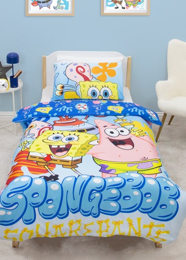 Spongebob Multicolour Squared Duvet Cover