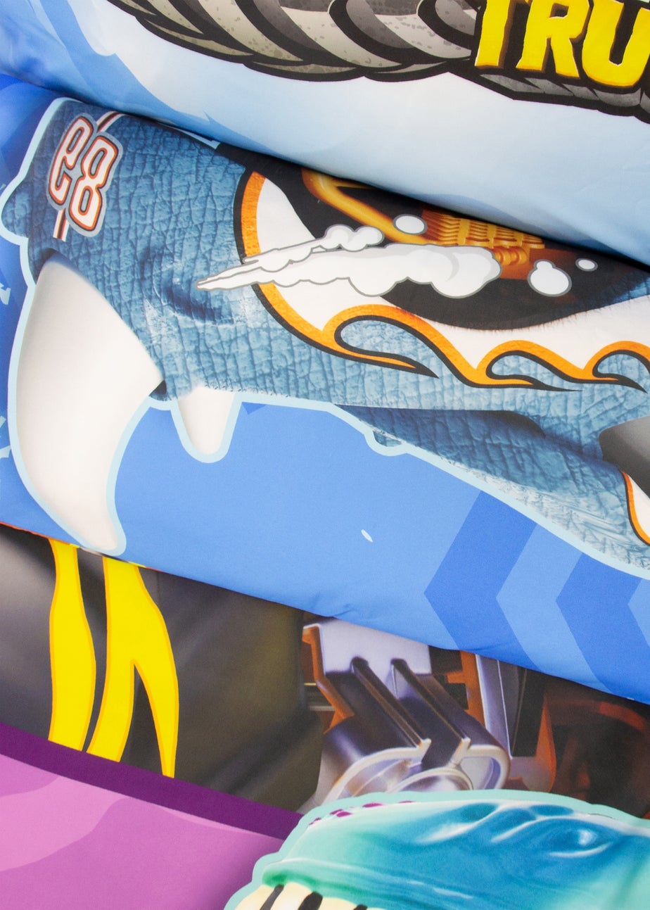 Hot Wheels Multi Monster Polycotton Duvet Set