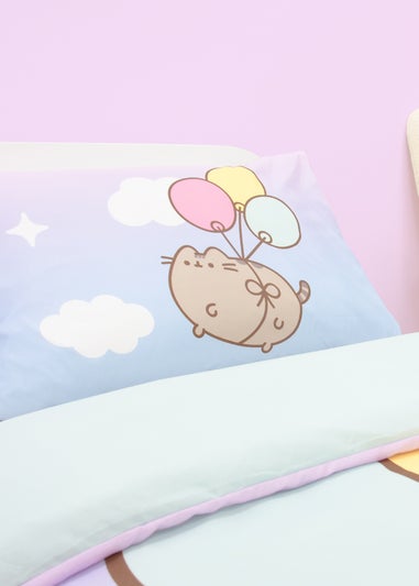 Pusheen Purple Enjoy Duvet Cover