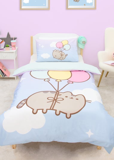 Pusheen Purple Enjoy Duvet Cover