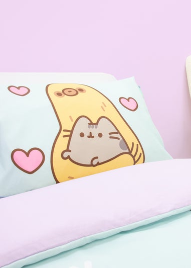 Pusheen Purple Enjoy Duvet Cover