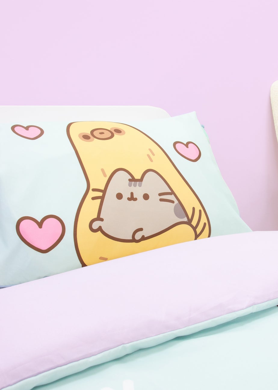 Pusheen Purple Enjoy Duvet Cover