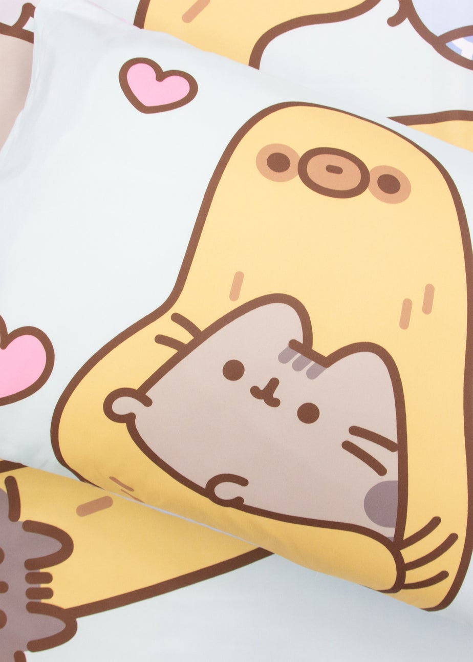 Pusheen Purple Enjoy Duvet Cover