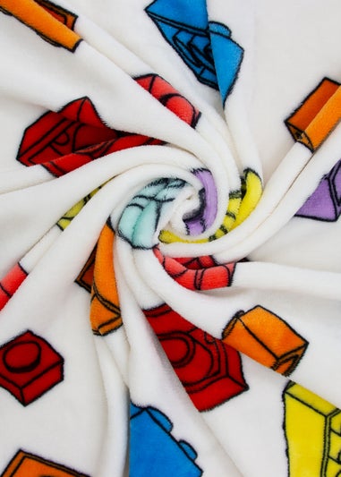 Lego Multicolour Colourblocked Fleece Blanket