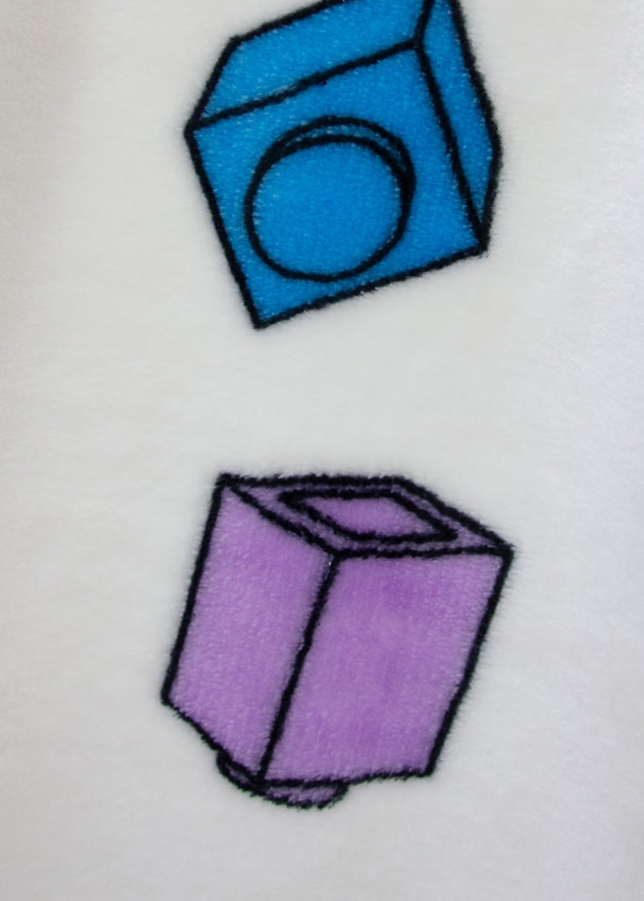 Lego Multicolour Colourblocked Fleece Blanket