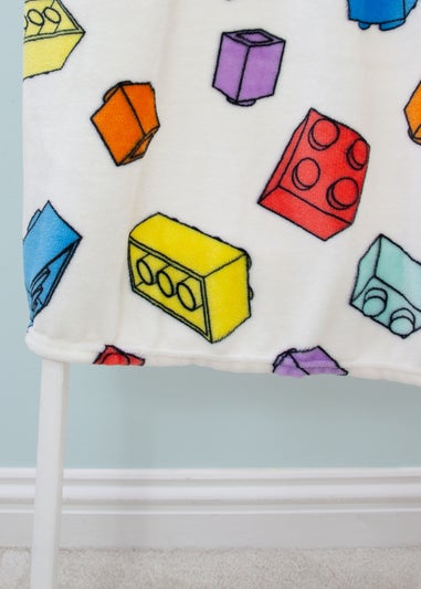 Lego Multicolour Colourblocked Fleece Blanket
