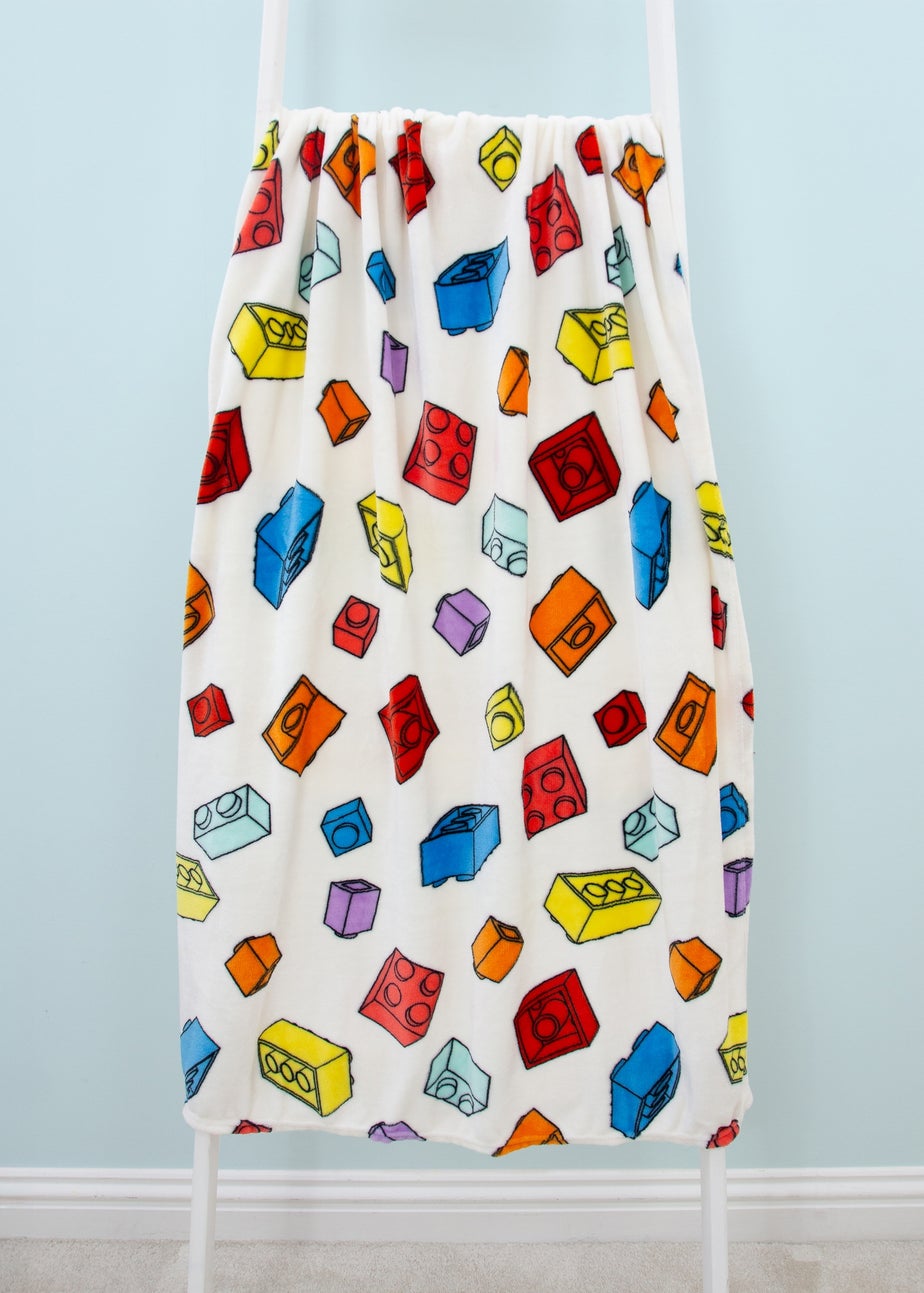 Lego Multicolour Colourblocked Fleece Blanket