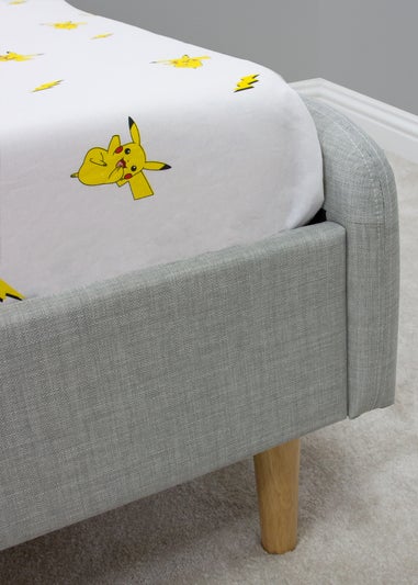 Pokemon Shot White Fitted Sheet