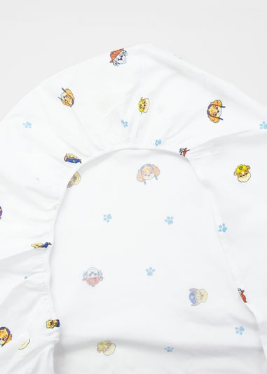 Paw Patrol White Missions Fitted Sheet