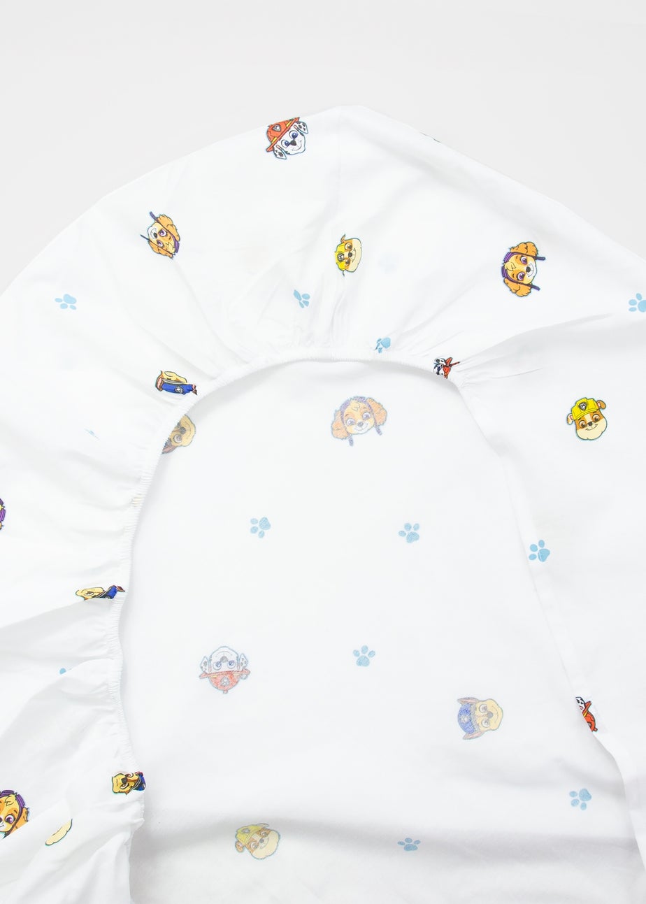 Paw Patrol White Missions Fitted Sheet