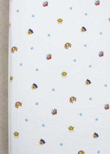 Paw Patrol White Missions Fitted Sheet