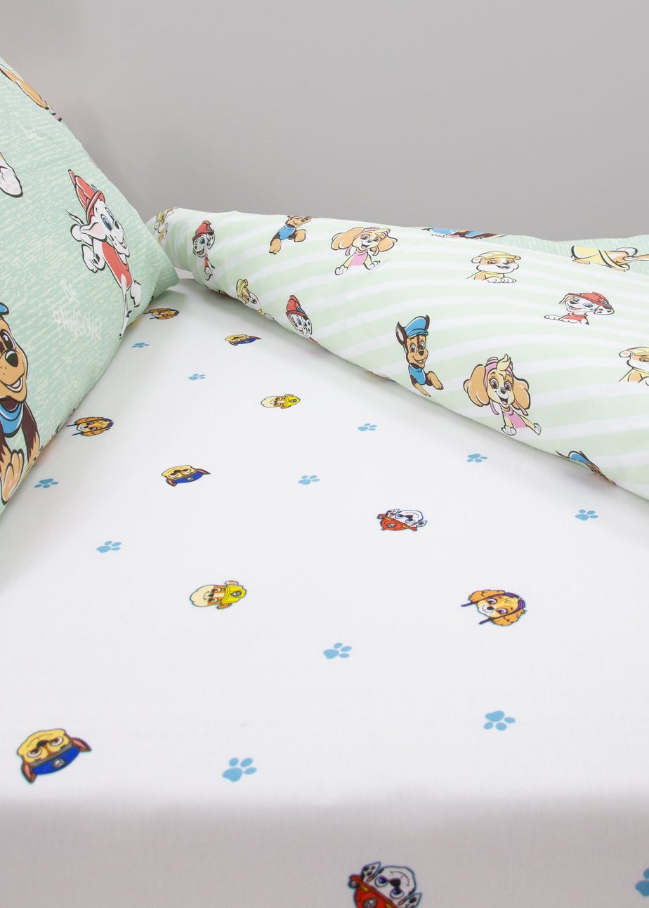 Paw Patrol White Missions Fitted Sheet