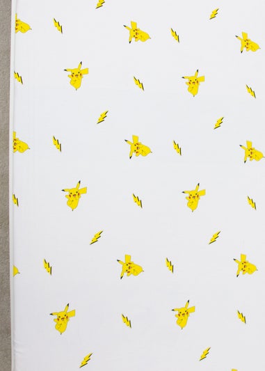 Pokemon Shot White Fitted Sheet