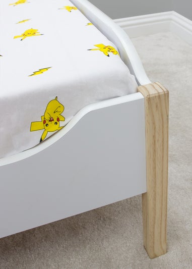 Pokemon Shot White Fitted Sheet