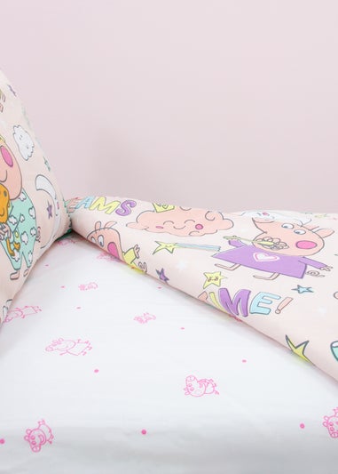 Peppa Pig White Prancer Fitted Sheet