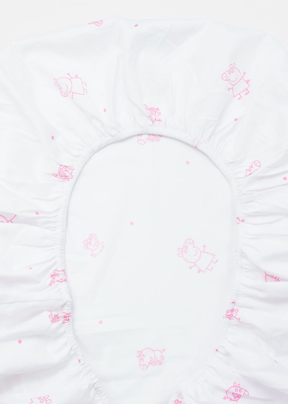 Peppa Pig White Prancer Fitted Sheet