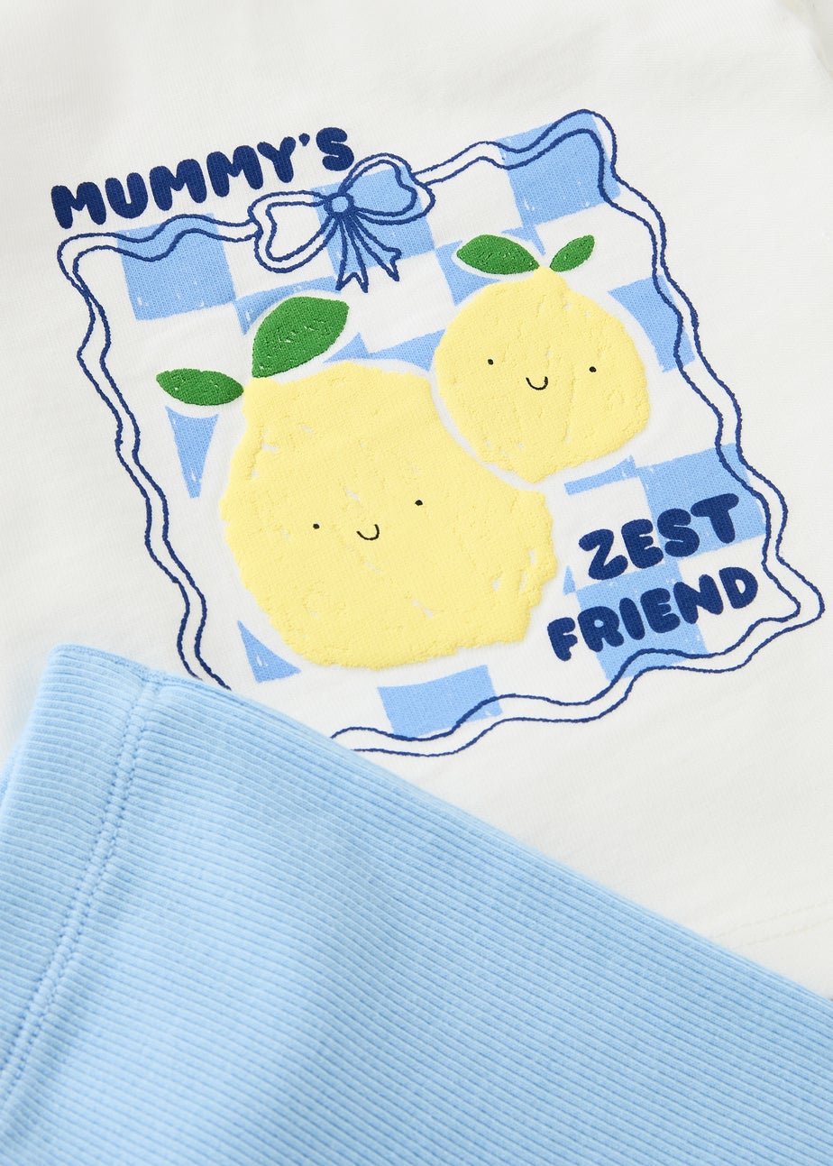 Baby Lemon T-Shirt & Flared Leggings Set (Newborn-23mths)