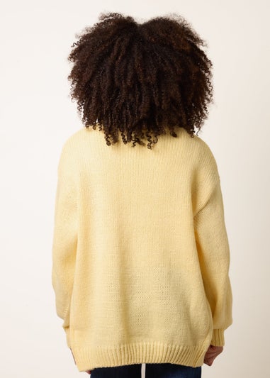 Blue Vanilla Yellow Daisy Cardigan