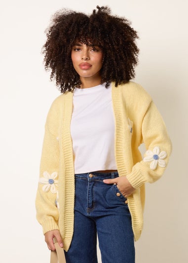 Blue Vanilla Yellow Daisy Cardigan