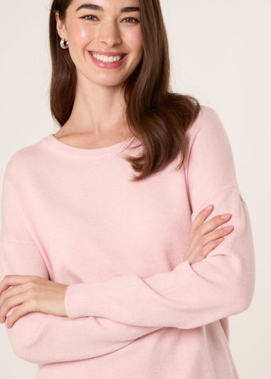 Blue Vanilla Pink Round Neck Jumper
