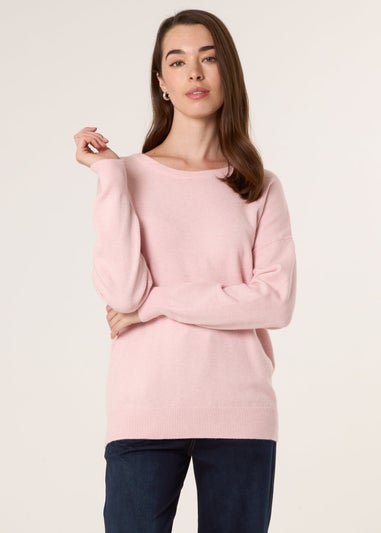 Blue Vanilla Pink Round Neck Jumper