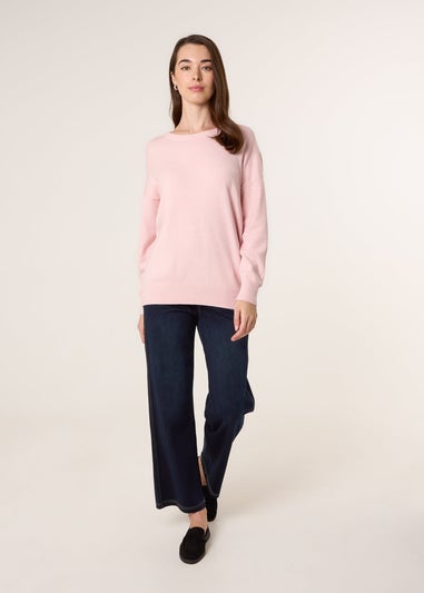 Blue Vanilla Pink Round Neck Jumper