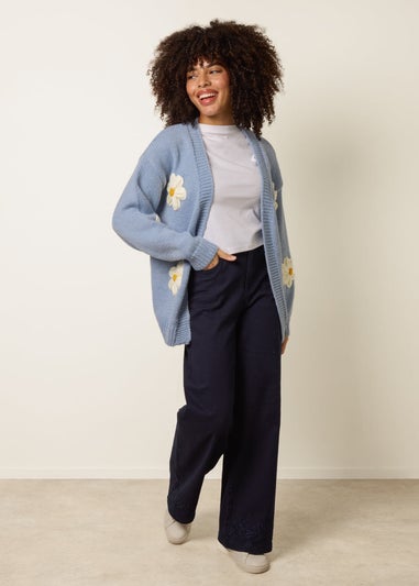 Blue Vanilla Blue Daisy Cardigan