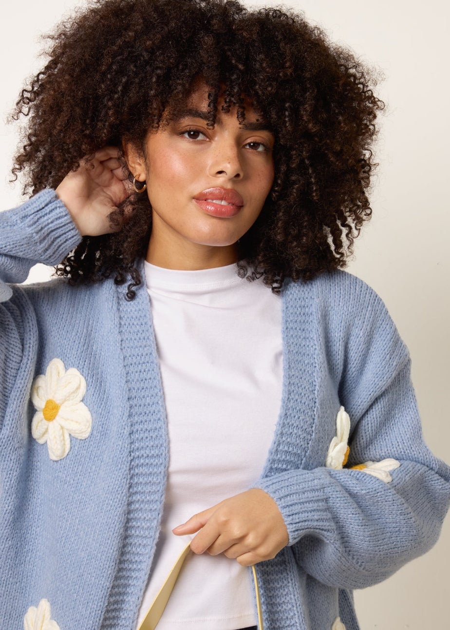 Blue Vanilla Blue Daisy Cardigan