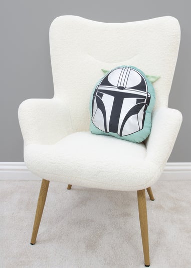 Star Wars Mandalorian Friend Green Shaped Cushion