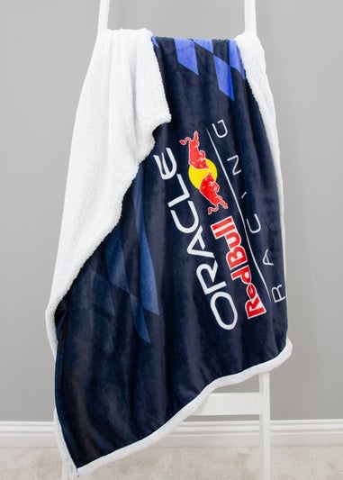 Red Bull Gradient Sherpa Fleece Blanket