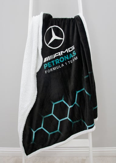 Mercedes AMG Petronas Jets Sherpa Fleece Blanket