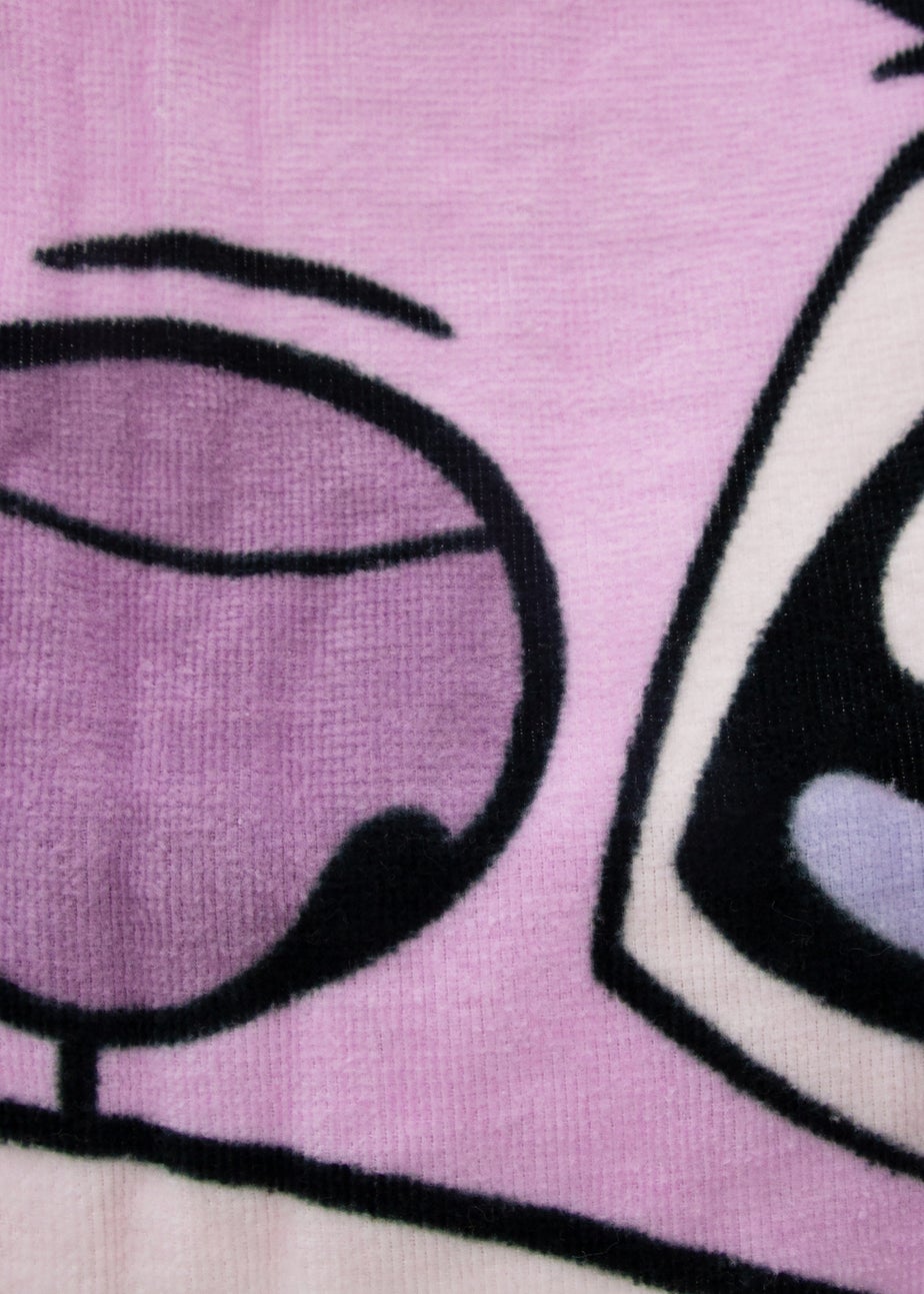 Disney Lilo & Stitch Purple Chill Towel