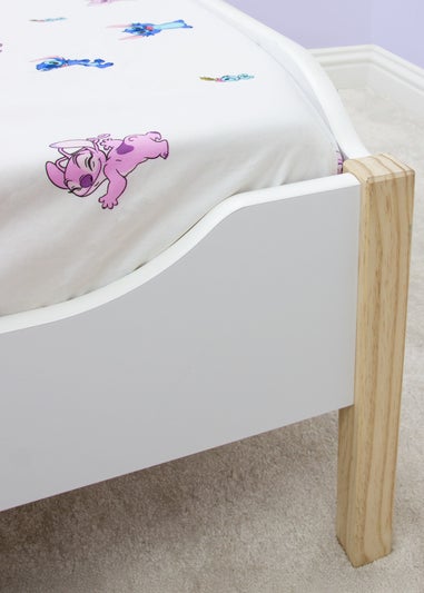 Disney Lilo & Stitch White Chill Fitted Sheet