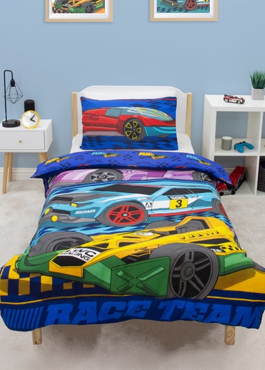 Hot Wheels Multicolour Motorway Duvet Cover