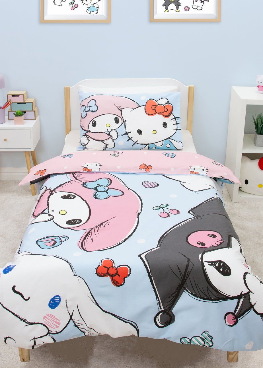 Hello Kitty Sugar Blue Duvet Cover
