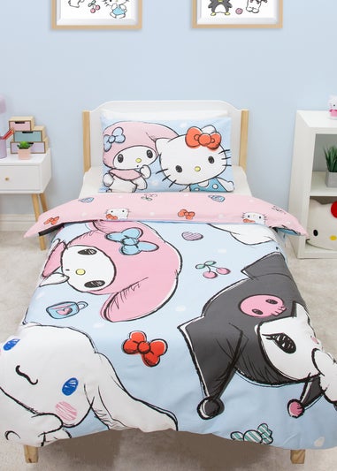 Hello Kitty Sugar Blue Duvet Cover