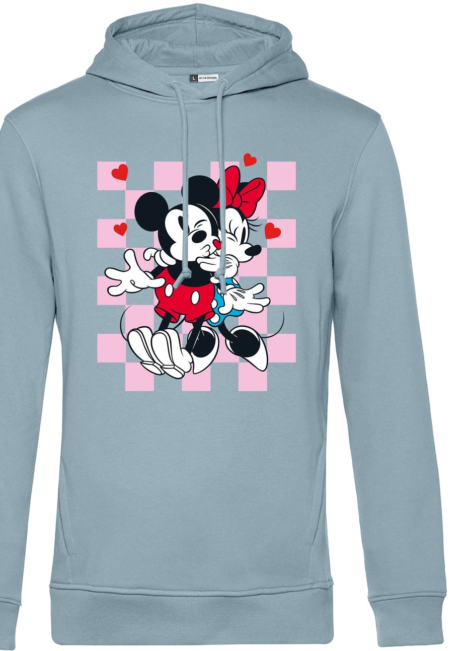 Disney Mickey Mouse Hug Baby Blue Graphic Hoodie