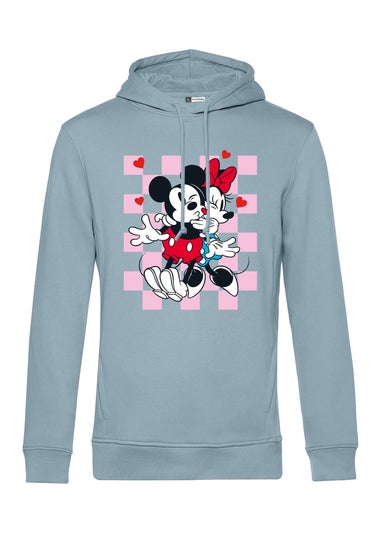 Disney Mickey Mouse Hug Baby Blue Graphic Hoodie