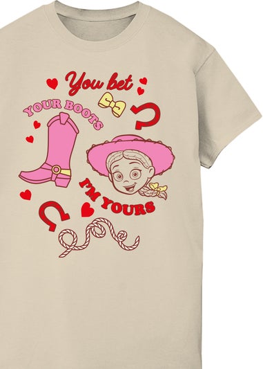 Disney Toy Story Jessie I Love You Sand Graphic Boyfriend Fit T-Shirt