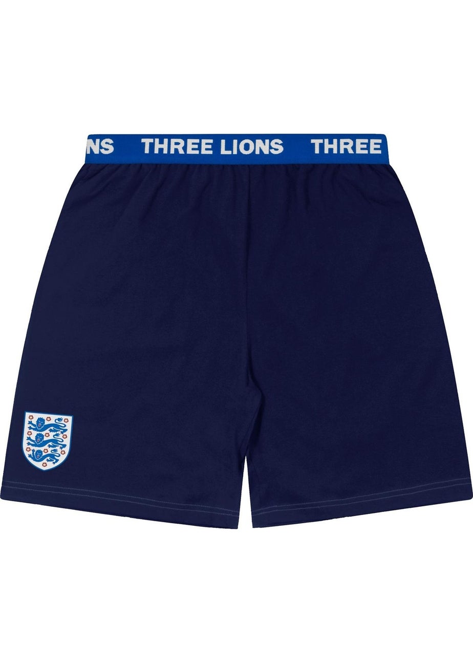 England FA Boys White Short Pyjama Set (6-13yrs)