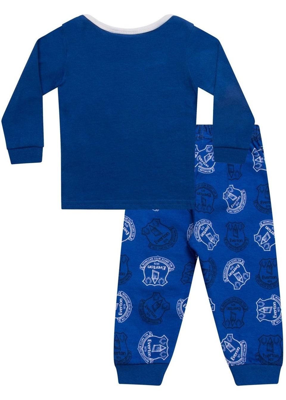 Everton FC Boys Blue Baby Born To Play Long Pyjama Set (0-1yrs)