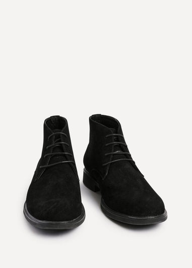 Linzi Francesco Mens Black Suede Chukka Boots