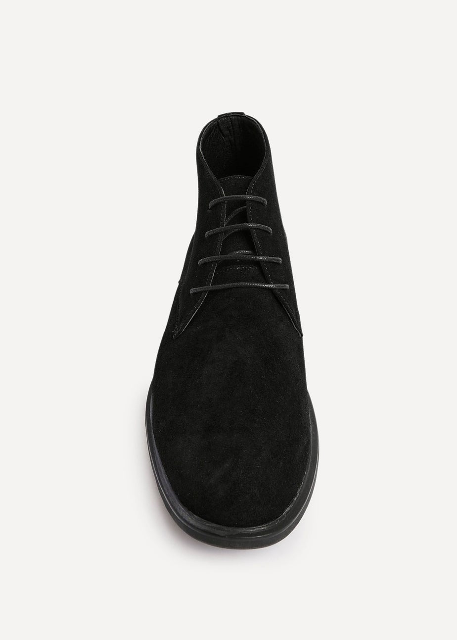 Linzi Francesco Mens Black Suede Chukka Boots