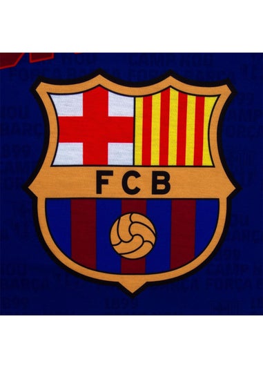 FC Barcelona Boys Dark Blue Short Pyjama Set (2-13yrs)