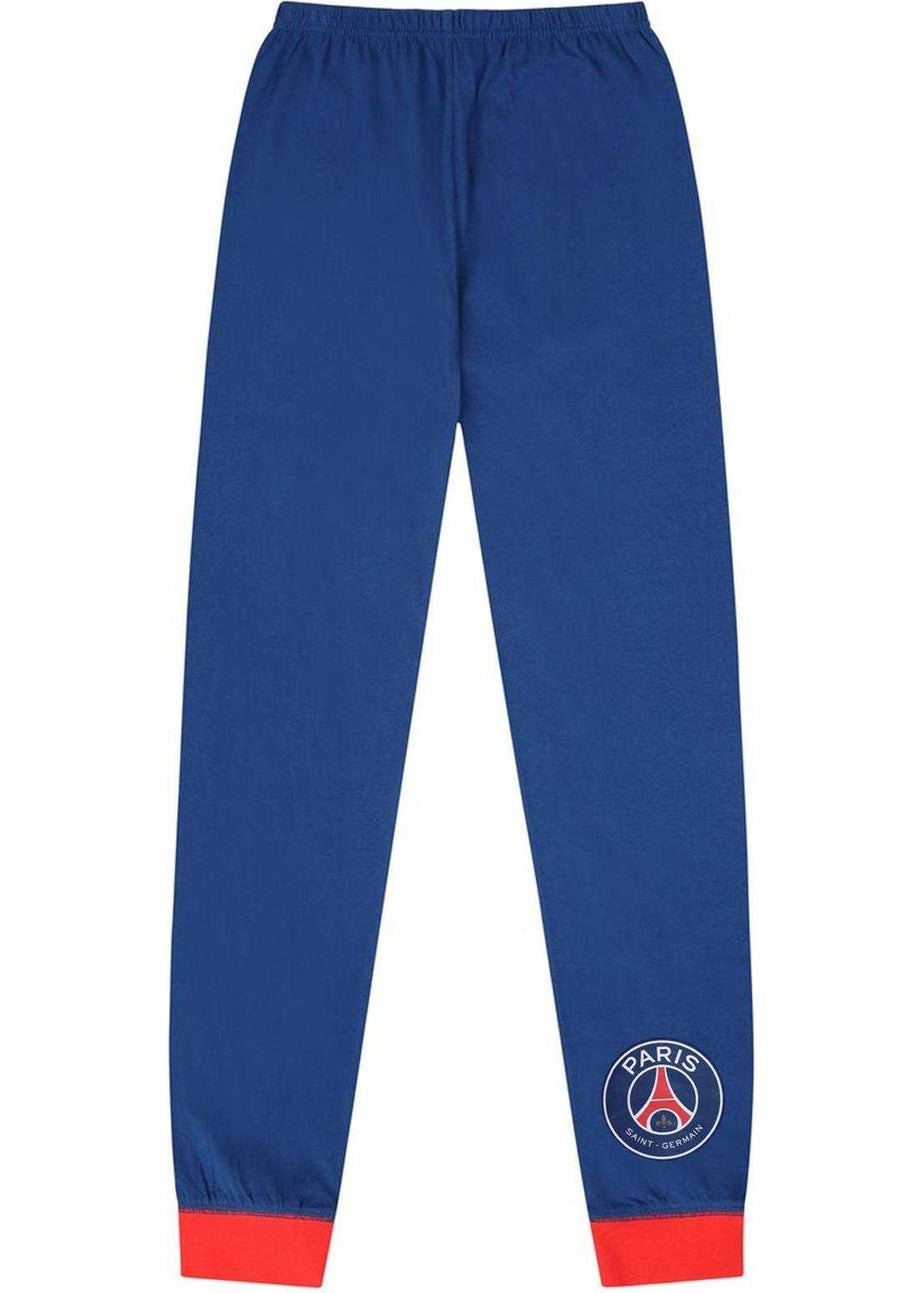 Paris Saint Germain Boys Blue FC Crest Long Pyjama Set (4-6yrs)
