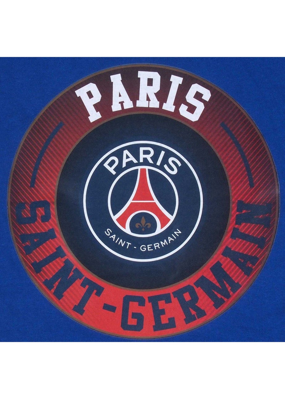Paris Saint Germain Boys Blue FC Crest Long Pyjama Set (4-6yrs)