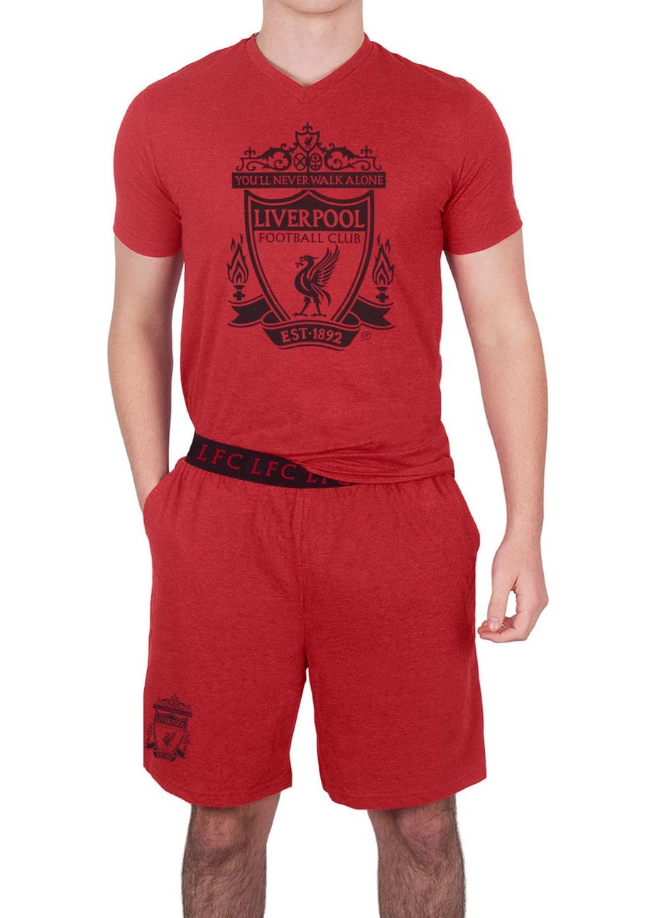 Liverpool FC Red Short Pyjama Set
