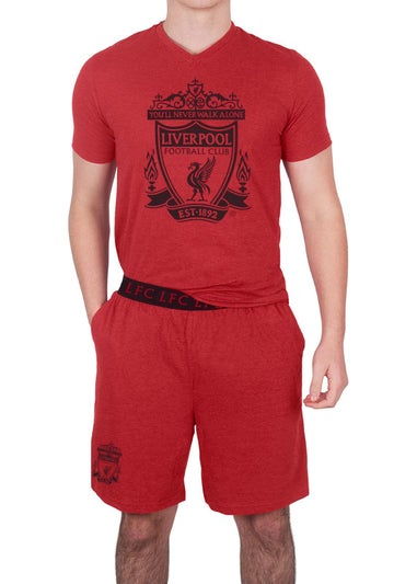 Liverpool FC Red Short Pyjama Set
