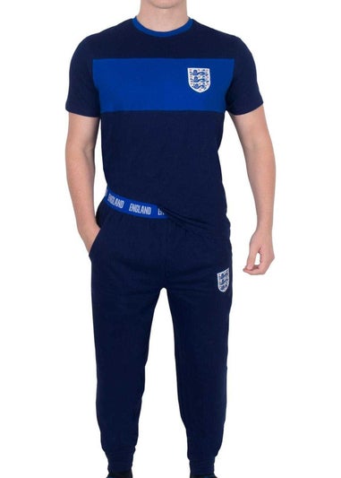 England Navy Premium Long Pyjama Set